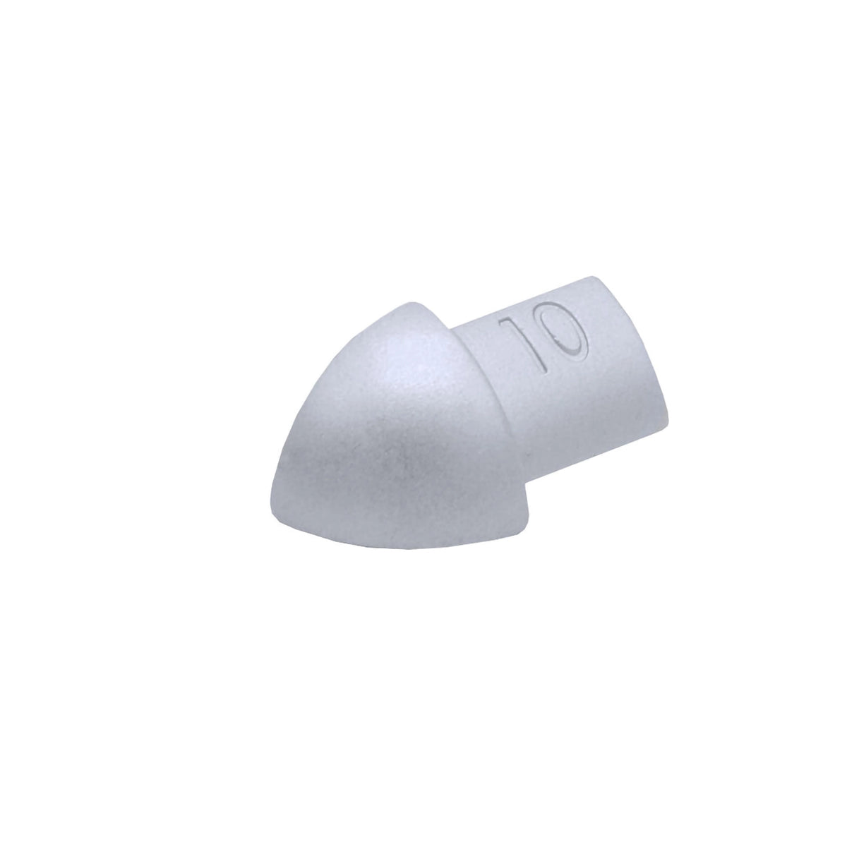 External corners for aluminium profiles silver (matt)