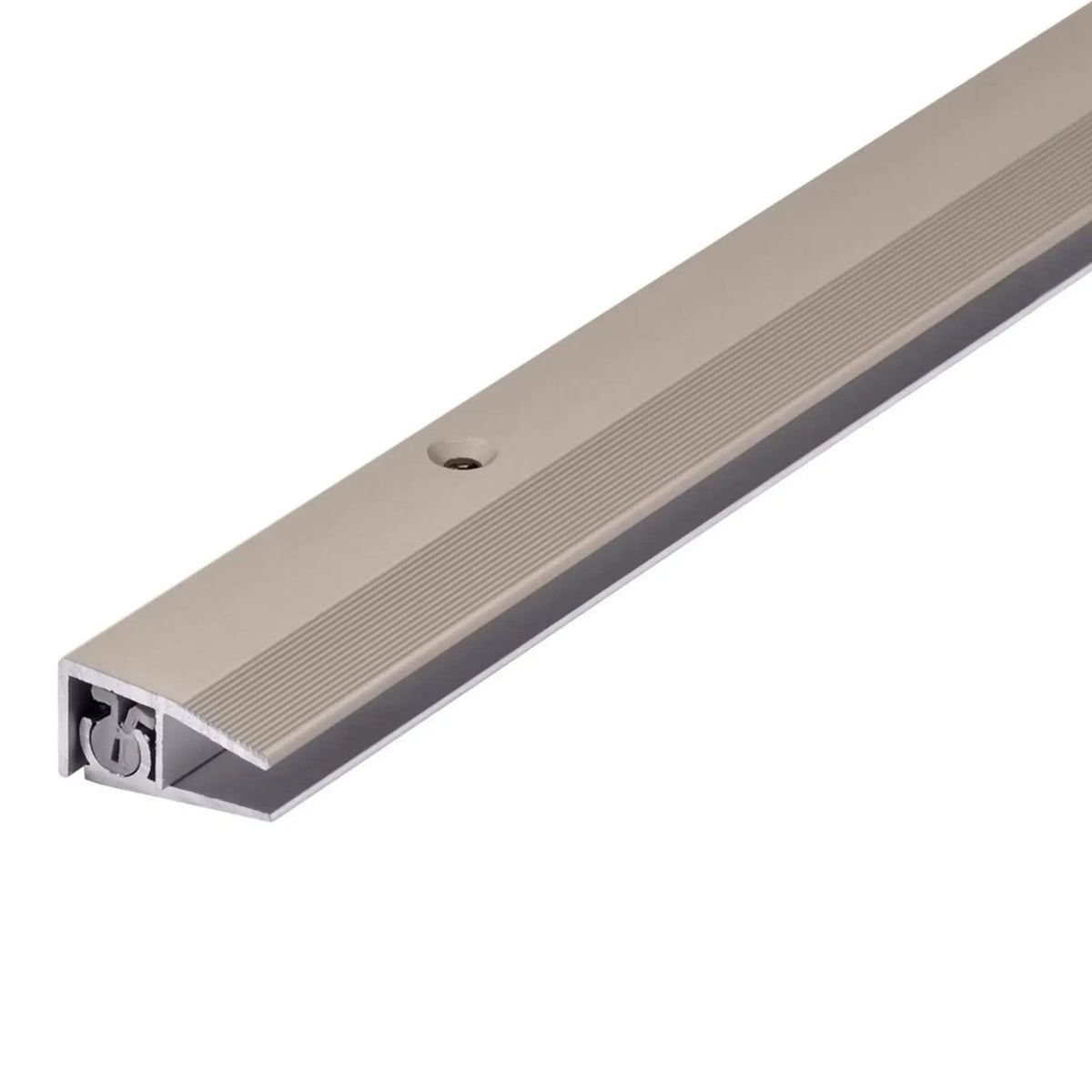 DURAL end profile TRIFLOOR titanium with visible screws