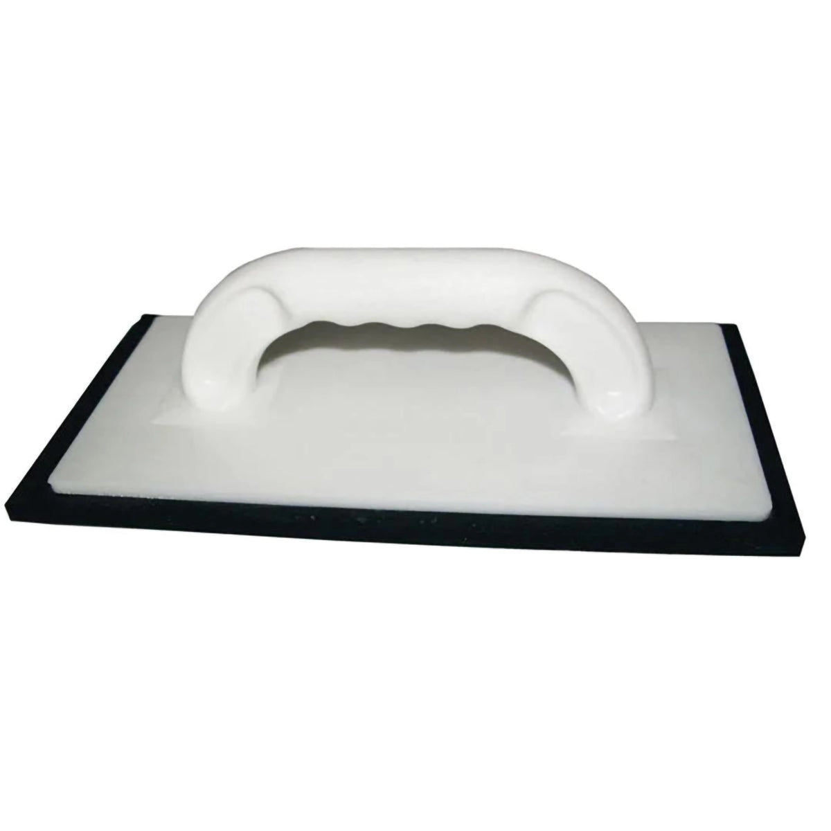 Float with white handle and black cellular rubber