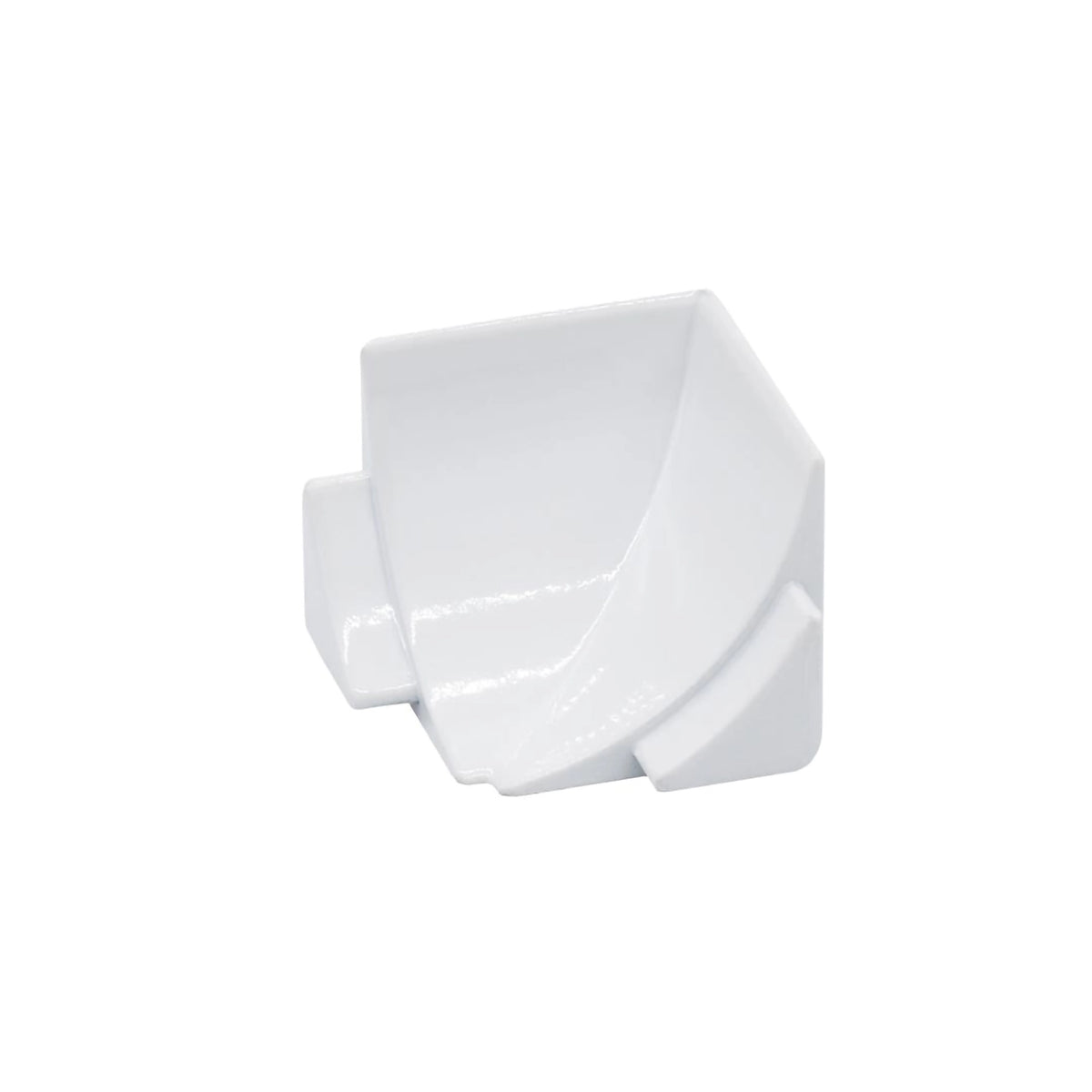 Internal corner for wall connection profile COVE white