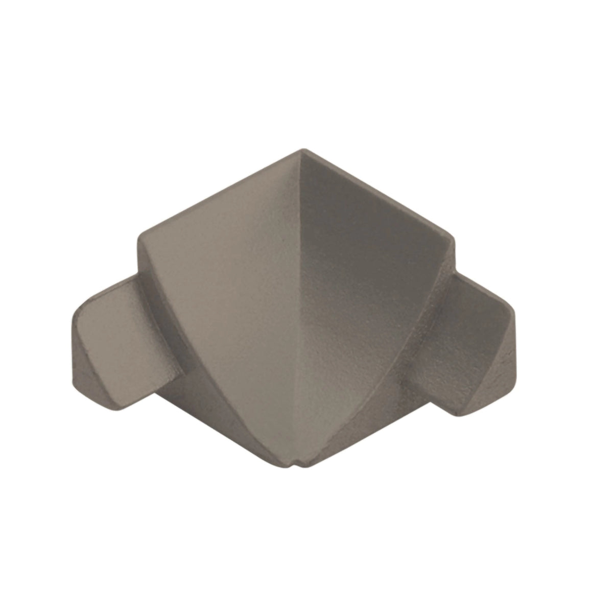 Internal corner for wall connection profile titanium