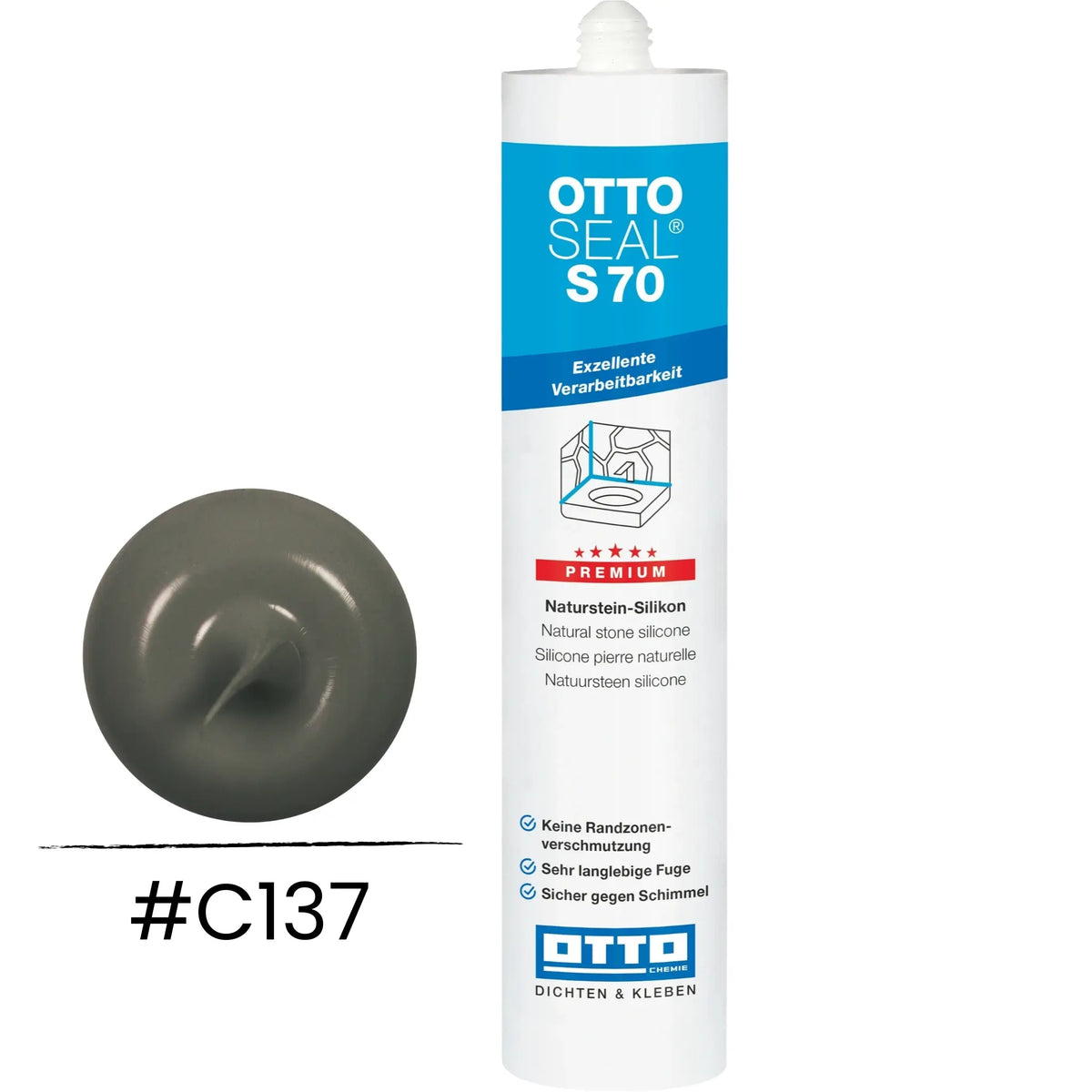 OTTOSEAL S 70 – marble and natural stone anthracite grey C137
#A0005468