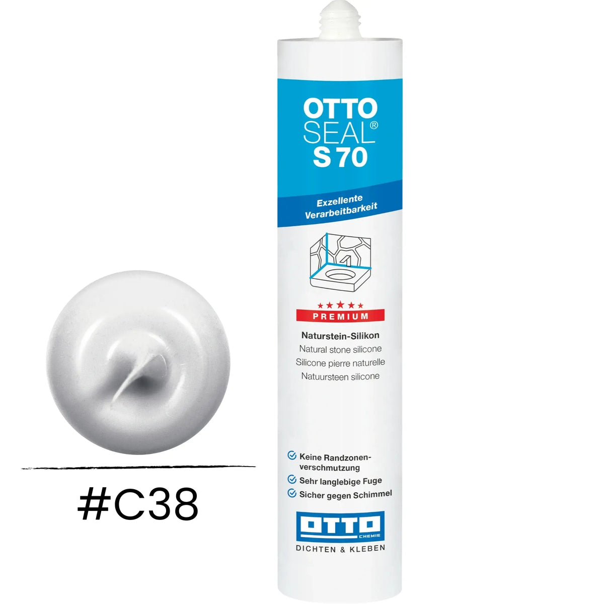 OTTOSEAL S 70 – marble and natural stone light grey C38
#A0005469