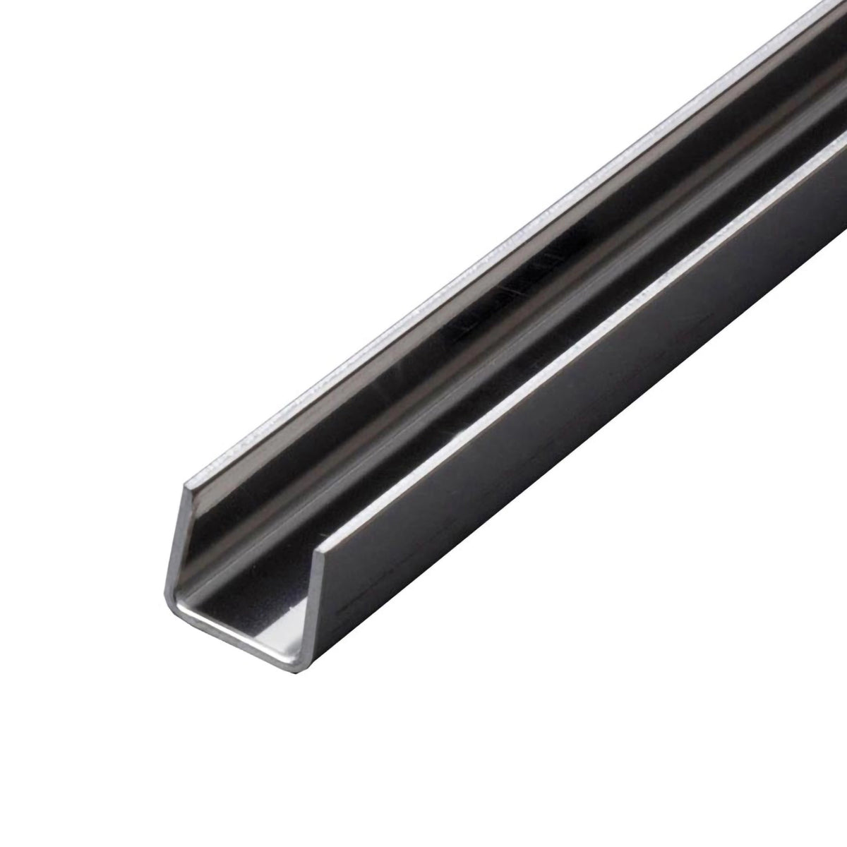U-profile stainless steel natural