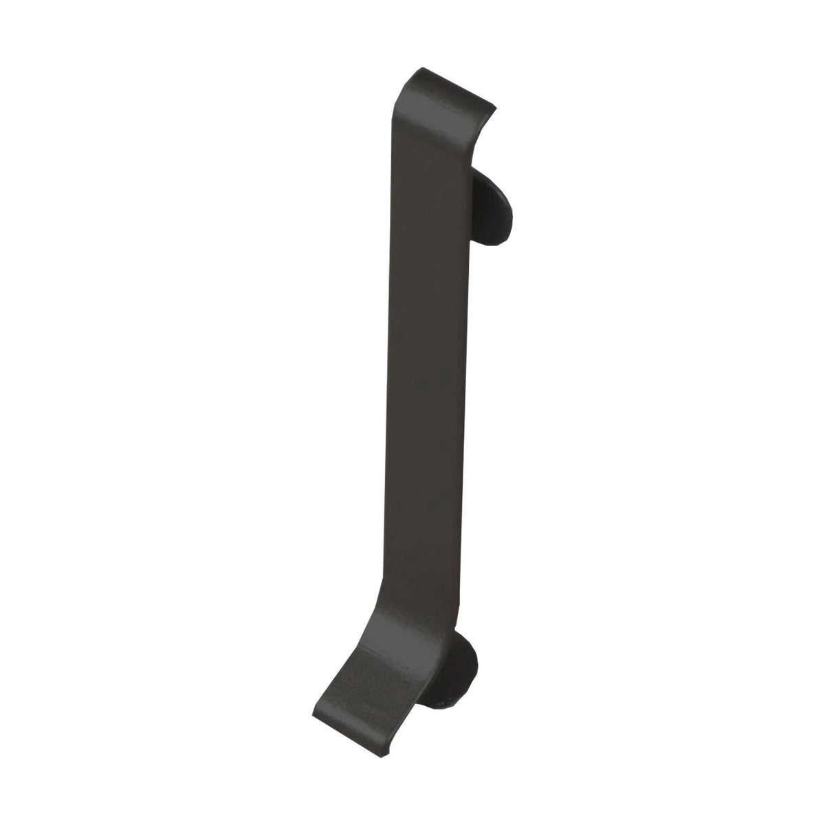 Zwarte verbinder voor plint aluminium