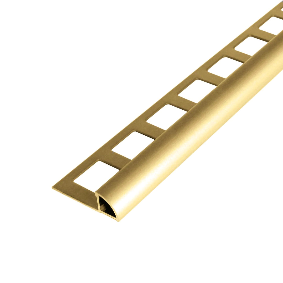 Quarter-round profile aluminium gold (matt)