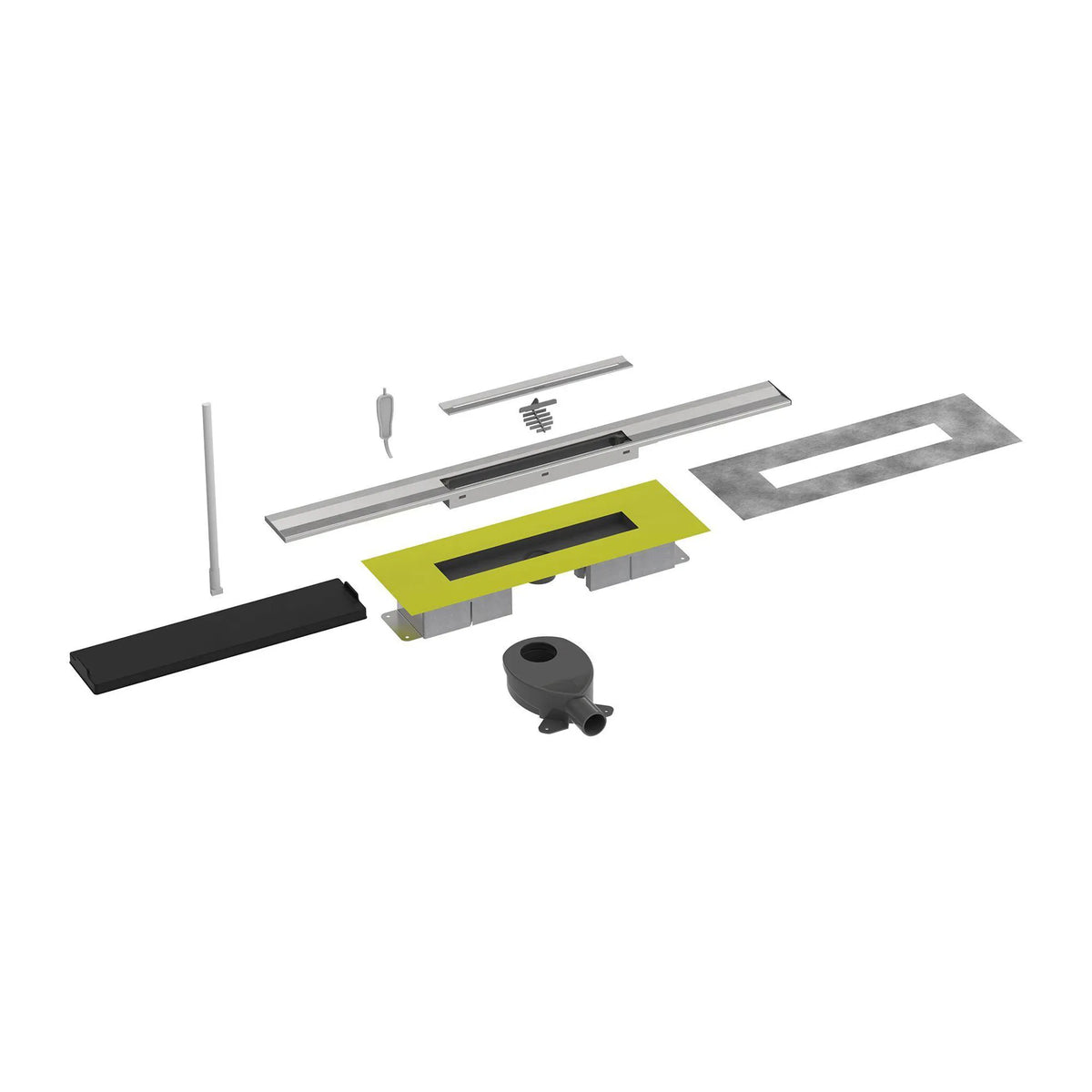 Adjustable shower drain complete set with 71mm installation height in individual parts
#A0005335
#A0005336
#A0005337
#A0005341
#A0005342
#A0005343
#A0005347
#A0005348
#A0005349