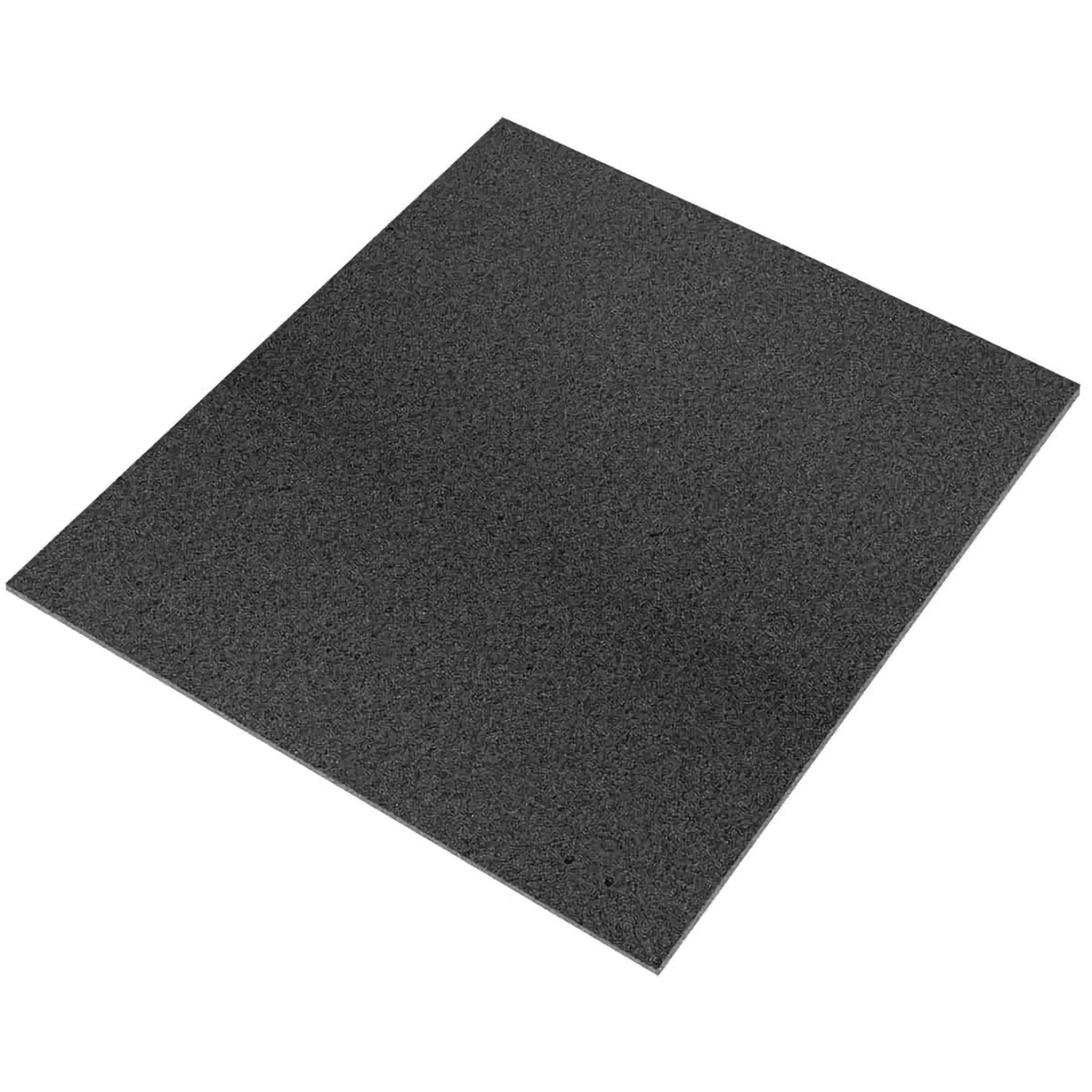 Black, square anti-slip pad for pedestals