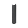External corner balcony angle profile T-shape anthracite - 40 mm