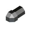 External corner Diamond profile black - 9 mm