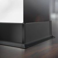 External corner skirting strip black