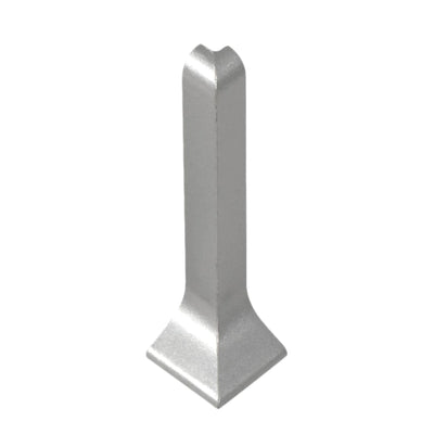 External corner skirting strip silver (matt)