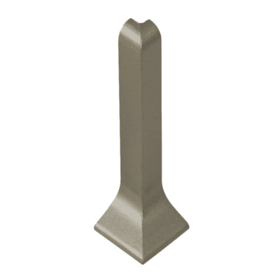 External corner skirting strip titanium