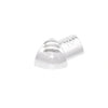 Außenecken für Aluprofile silber (glänzend) - 8 mm