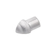 External corner for stainless steel profile brushed - 6 mm
