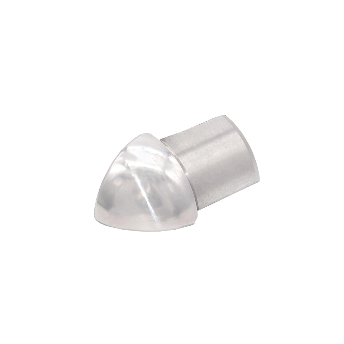 External corner for stainless steel profile polished