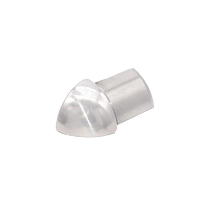 External corner for stainless steel profile polished