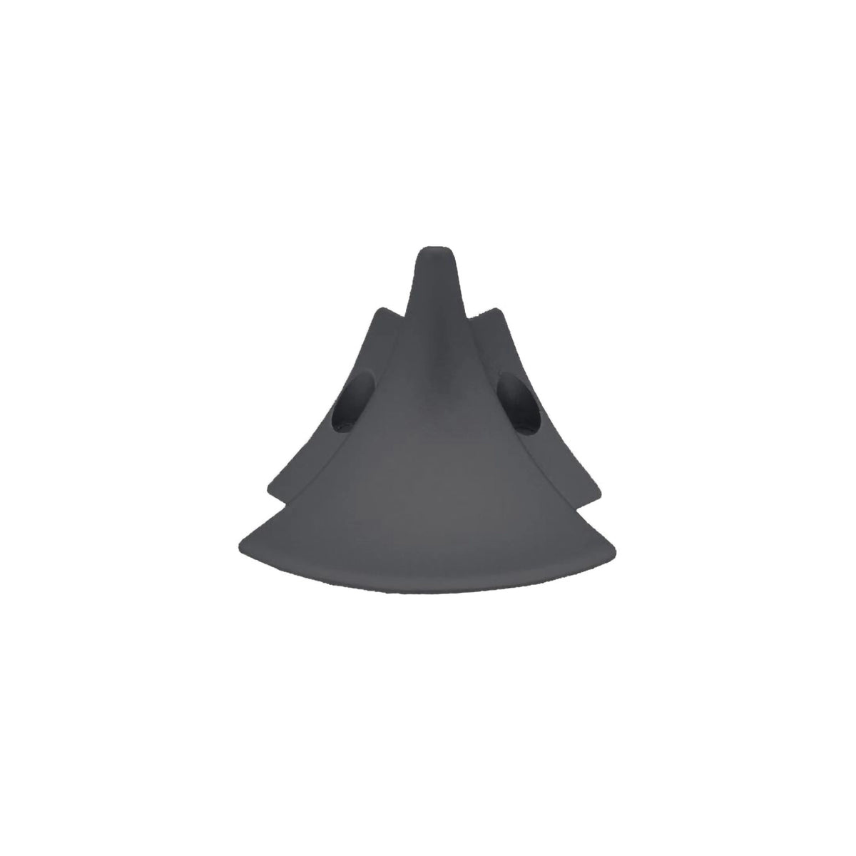 External corner wall connection profile COVE black