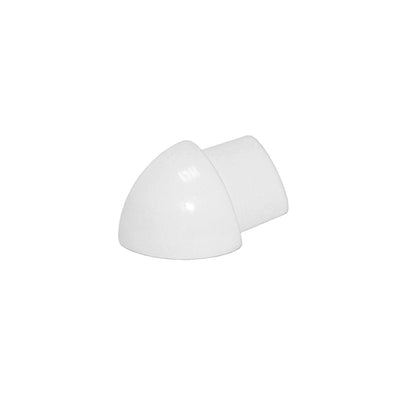 Outside corners for aluminum profiles white