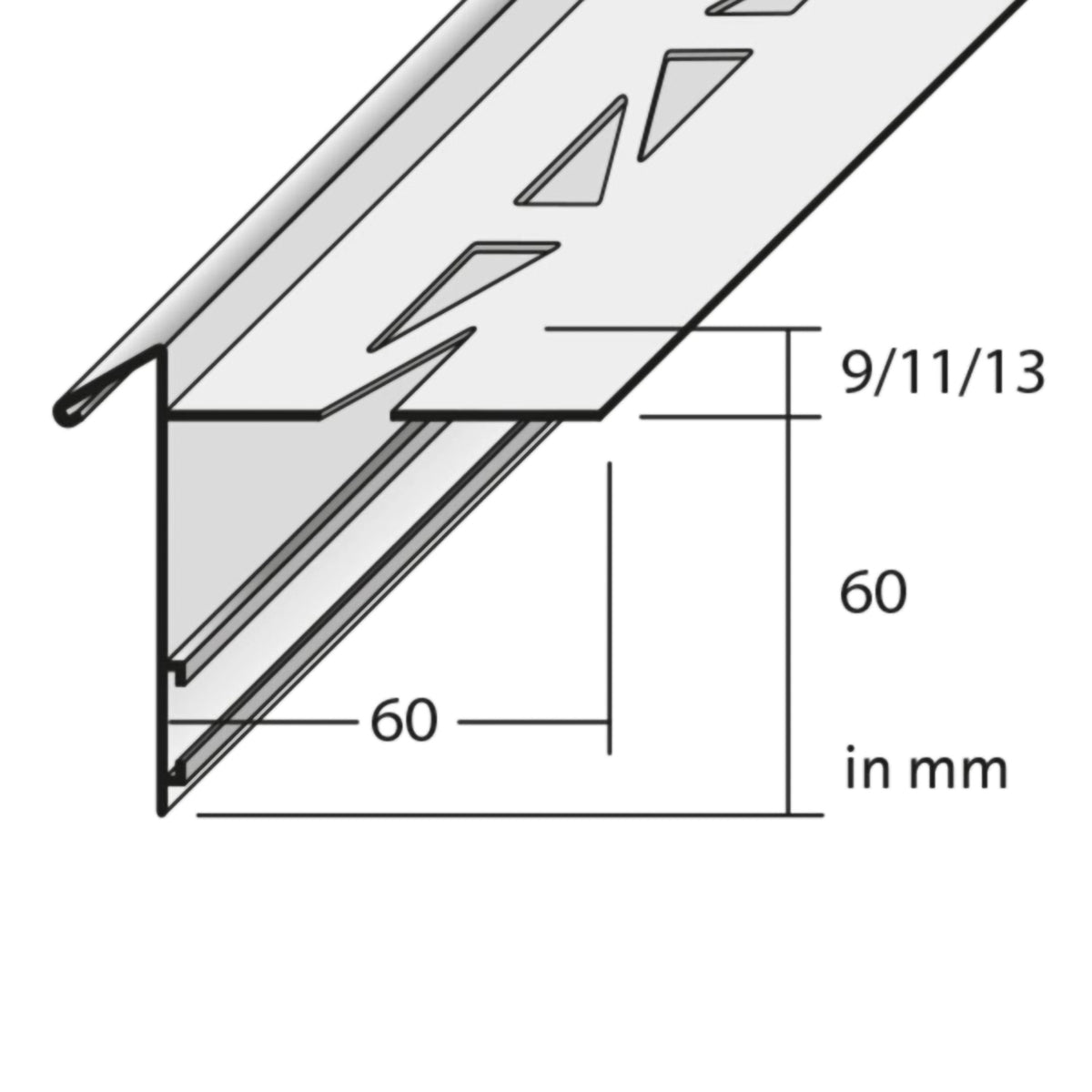 Gemaatvoerde tekening van het balkonhoekprofiel met drupprand en 60mm afdekrand #A0003304
#A0003305
#A0003307
#A0003319
#A0003322
#A0003325