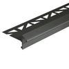Balcony angle profile with drip edge anthracite - 9 mm / 18 mm