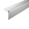 Balcony angle profile with drip edge silver - 9 mm / 60 mm