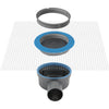 Vloerafvoer complete set - 10 x 10 cm / met net
