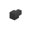 Quadratecken für Aluprofile schwarz (matt) - 7 mm