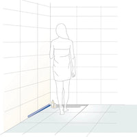 Illustration of a woman in the walk-in shower with marked slope wedge for wall connection for the left side
#A0002345
#A0002347
#A0002351
#A0002353
#A0002355
#A0002357
#A0004462
#A0004463
#A0004464
#A0004468
#A0004469
#A0004470