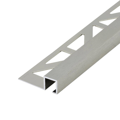 DURAL square edge trim aluminium titanium (brushed)