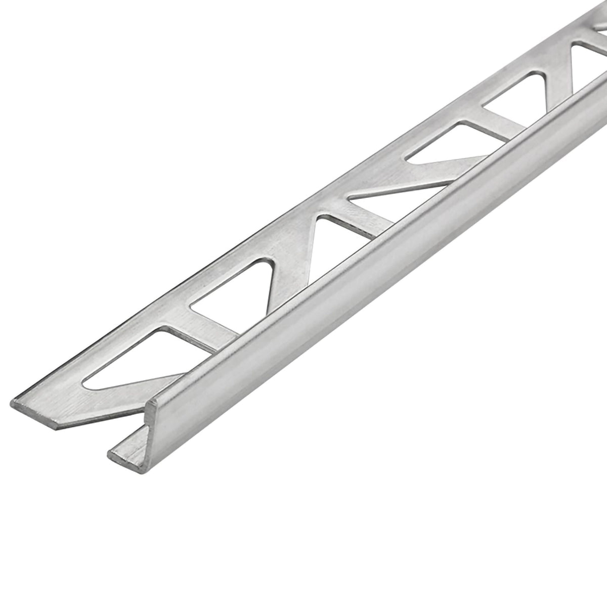 DURAL angle profile stainless steel natural with triangular-perforated leg