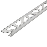 DURAL angle profile stainless steel natural with triangular-perforated leg