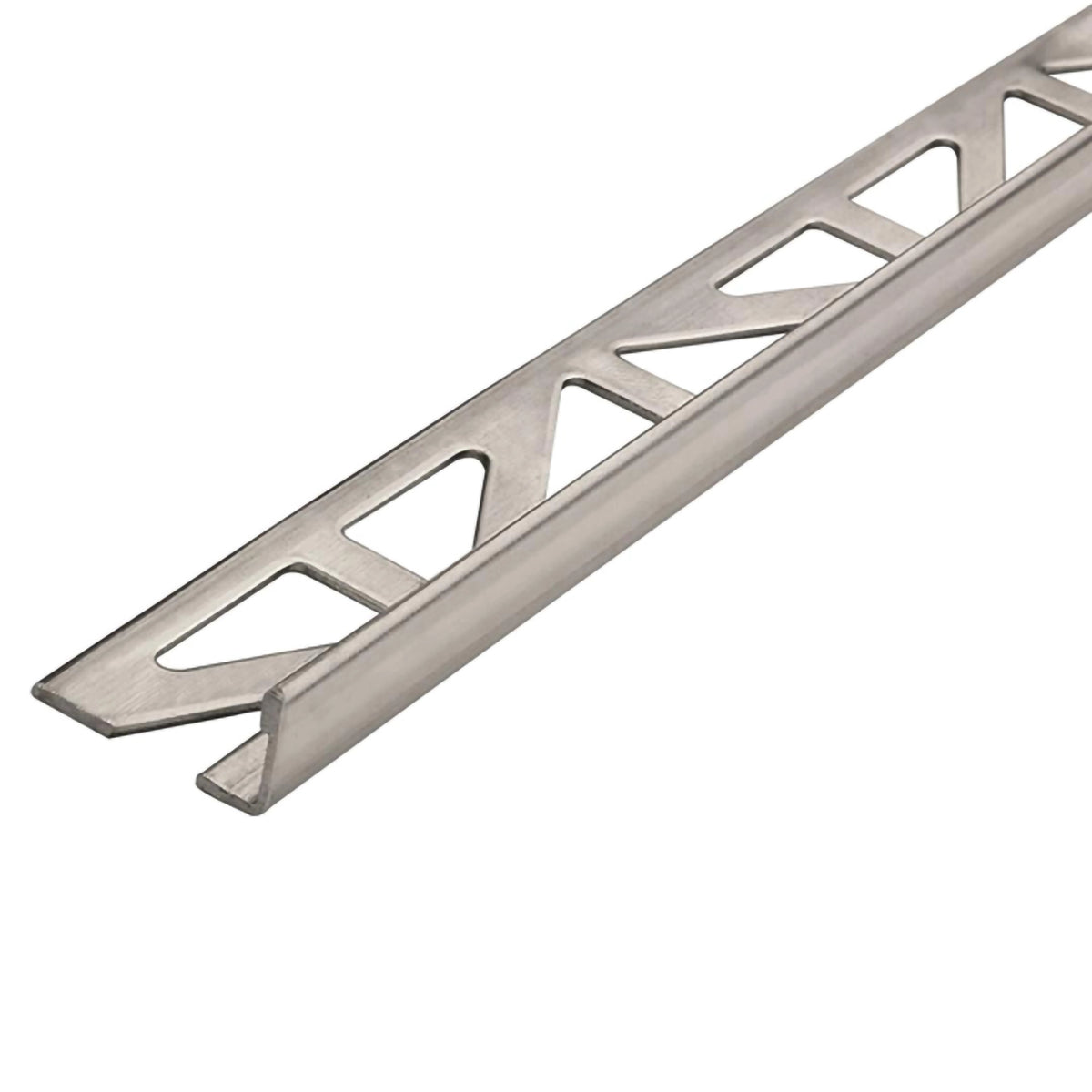 DURAL angle profile V4A stainless steel natural with triangular-perforated leg