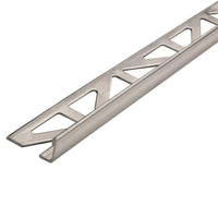 DURAL angle profile V4A stainless steel natural with triangular-perforated leg