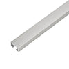 Decoratief profiel aluminium geborsteld zilver - 10 mm