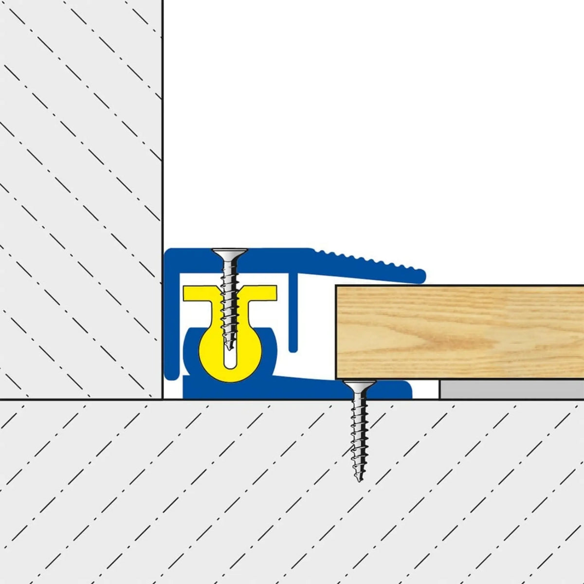 Drawing DURAL end profile TRIFLOOR