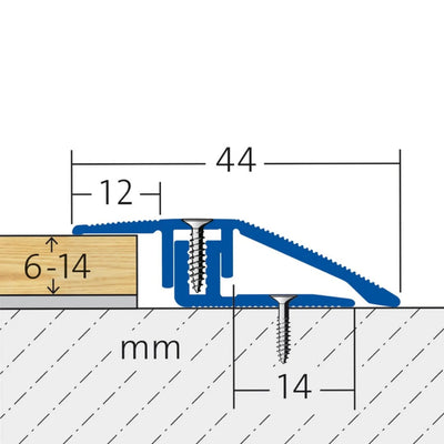 DURAL Adjustment profile DUOFLOOR titanium - Ansicht 2