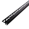 DURAL LED Treppenprofil Florentiner schwarz - 9 mm