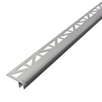 DURAL LED trapprofiel Florentiner zilver met driehoekig gestanste flens