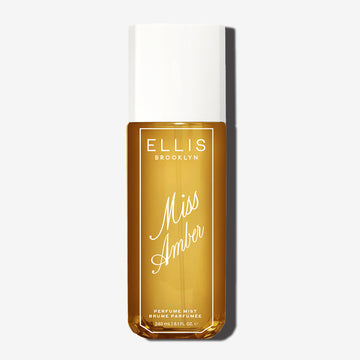 240mL Miss Amber Perfume Mist bottle against a white backdrop. | english_image