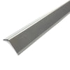 Corner protection angle 3x edged stainless steel natural - 25 mm