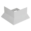 Corner piece balcony profile chippings + gravel silver - 53 mm