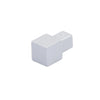 Quadratecken für Aluprofile silber (matt) - 7 mm