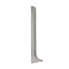 End cap skirting strip silver (matt) - 60 mm / left