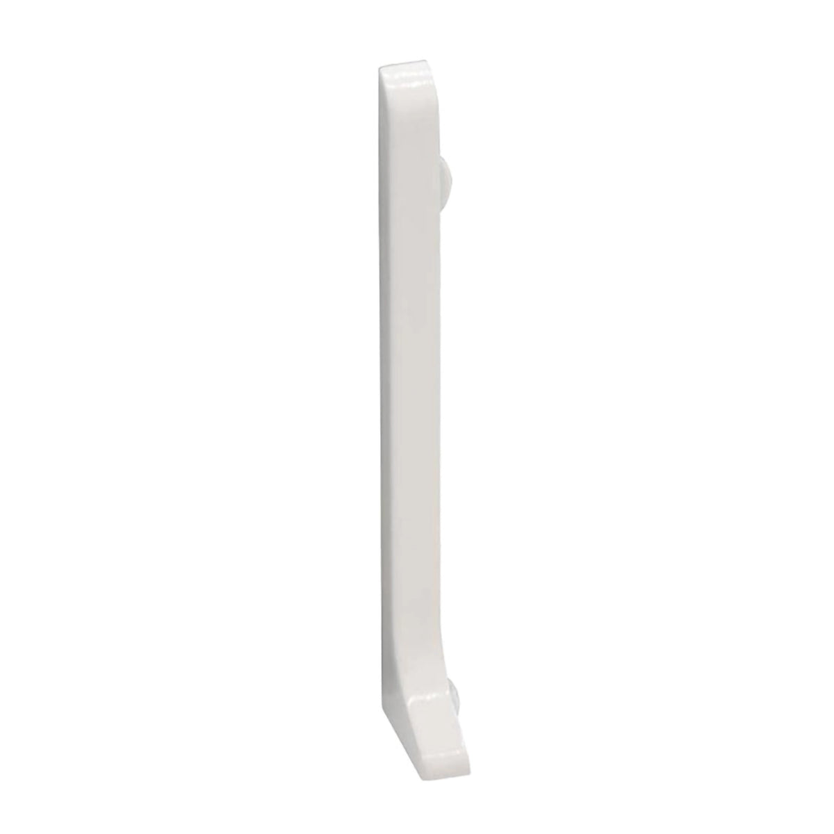 Endkappe links Sockelleiste Aluminium weiß #A0005101
