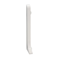 Endkappe links Sockelleiste Aluminium weiß #A0005101
