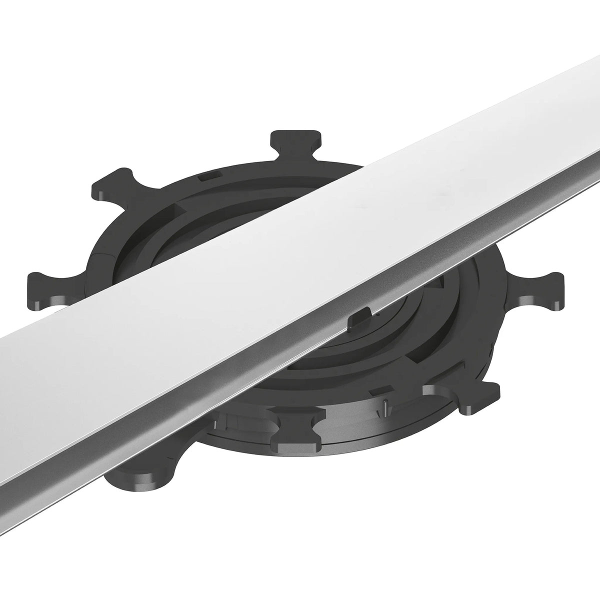 Flat pedestal made of black PVC for rail system Flexibal Pro
#A0005238
#A0005239