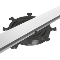 Flat pedestal made of black PVC for rail system Flexibal Pro
#A0005238
#A0005239