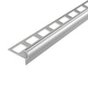 Florentine stair profile alu silver - 9 mm / 250 cm