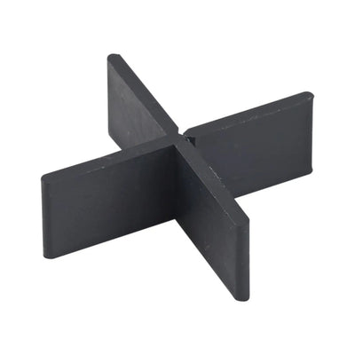 Tile spacer black X shape